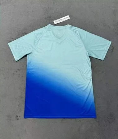 2025 Tunisia Blue Training Kit Football T-Shirt