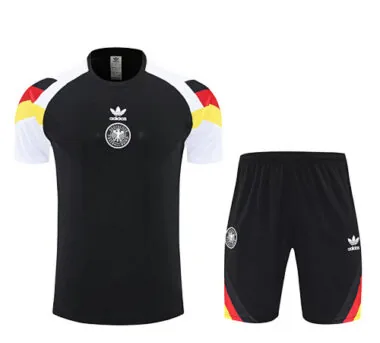 25-26 Germany Black&amp;White Training Kits Football Tracksuits