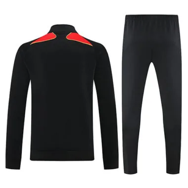 25-26 Germany Black Football Tracksuit Long Jacket Suits