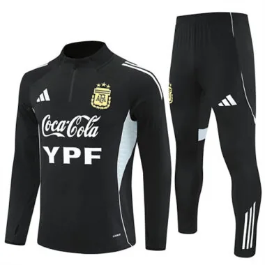 25-26 Argentina Blue Training Kits Long Football Tracksuits