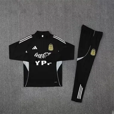 25-26 Argentina Blue Training Kits Long Football Tracksuits