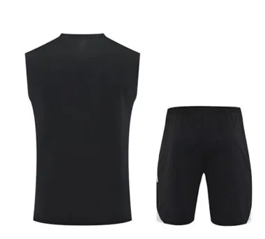 25-26 Argentina Black Training Kits Football Vest Suits