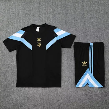 25-26 Argentina Black Original Training Kits Football Tracksuits