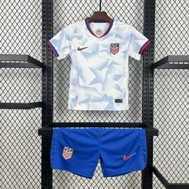 25-26 USA Home Kid Kits Youth Apparels AAAAJersey Supply Yupoo