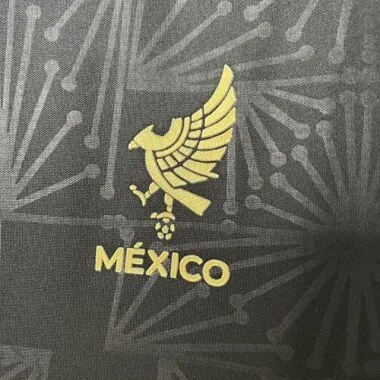 2025 Mexico Gold Jersey Black Special Edition Shirt Soccer Uniform