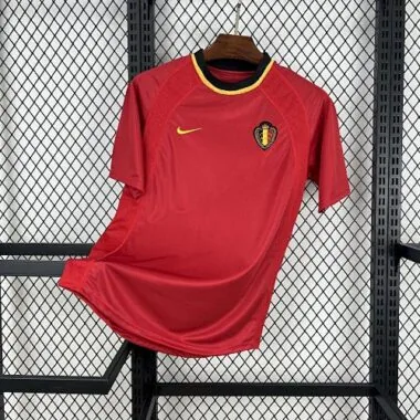 2000 Belgium Home Kit Retro Soccer