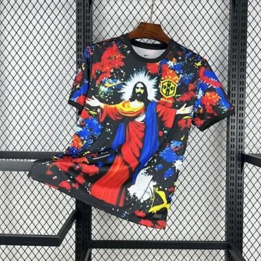 2025 Brazil Cristo Redentor Colorful Special Edition T-Shirt Football Apparels Soccer