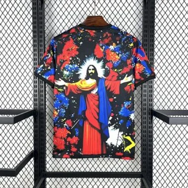 2025 Brazil Cristo Redentor Colorful Special Edition T-Shirt Football Apparels Soccer