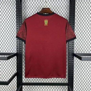 2025 Brazil x Jordan Cristo Redentor Red Special Kit Football Apparels Soccer