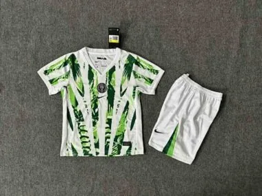 2025 Nigeria Home Kids Kit Soccer AAAAJersey Yupoo