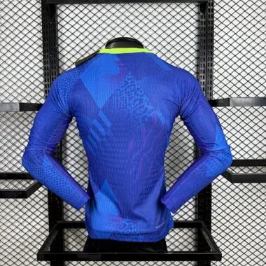 2025 Brazil Away Long Sleeves Kit Player Version Soccer