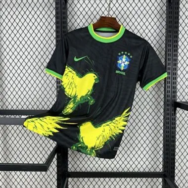 2024 Brazil Black Kit Special Edition Soccer