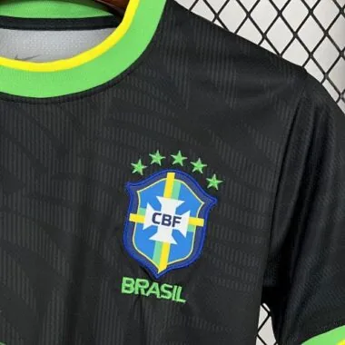 2024 Brazil Black Kit Special Edition Soccer