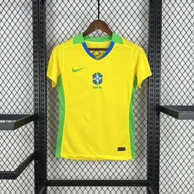 2025 Brazil Home Woman Kit Soccer AAAAJersey Yupoo