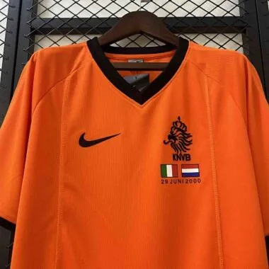 2000 Netherlands Home Kit Retro Soccer