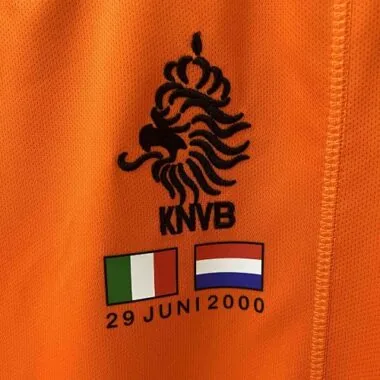 2000 Netherlands Home Kit Retro Soccer
