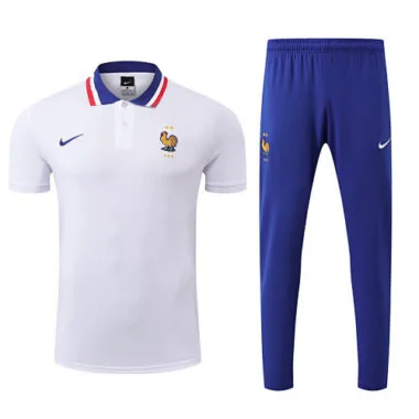 25-26 France White Training Kit Soccer