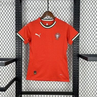 2025 Portugal Home Woman Kit Soccer AAAAJersey Yupoo