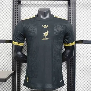 2025 Mexico Black Kit Special Edition Player Version Soccer AAAAJersey Yupoo