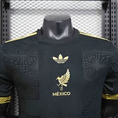 2025 Mexico Black Kit Special Edition Player Version Soccer AAAAJersey Yupoo