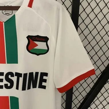 23-24 Maglia bianca della Palestina da calcio