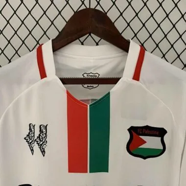23-24 Maglia bianca della Palestina da calcio