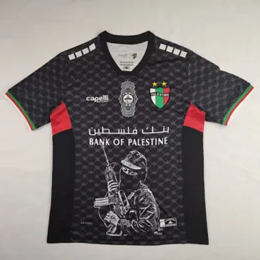 24-25 Palestine Away Black Kit Soccer AAAAJersey Yupoo