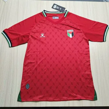 24-25 Palestine Away Red Kit Soccer AAAAJersey Yupoo