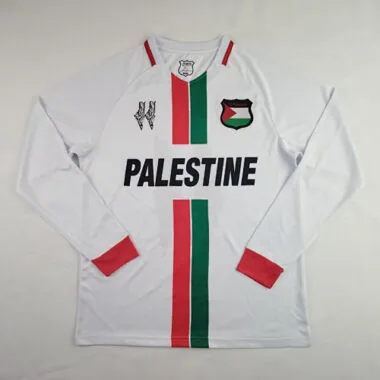 24-25 Palestine White Kit Long Sleeve Special Edition Soccer