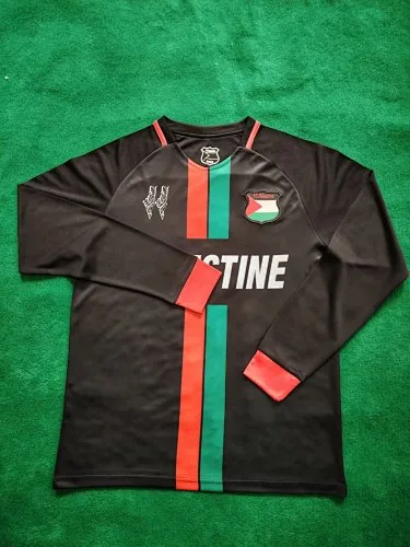 2024 Palestine Black Long Sleeve Special Edition Soccer