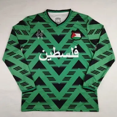 2024 Palestine Green Kit Long Sleeve Special Edition Soccer