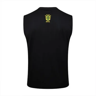 2024 Brazil Christ the Redeemer Blue Vest Kit Soccer