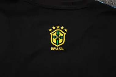 2024 Brazil Christ the Redeemer Blue Vest Kit Soccer