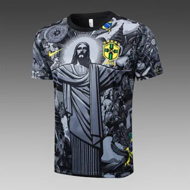 2024 Brazil Christ the Redeemer Grey Special Edition Kit Soccer