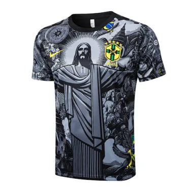 2024 Brazil Christ the Redeemer Grey Special Edition Kit Soccer