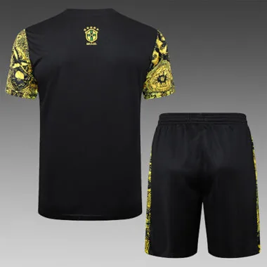 2024 Brazil Christ the Redeemer Yellow Special Edition Kit Soccer
