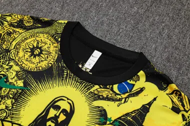 2024 Brazil Christ the Redeemer Yellow Special Edition Kit Soccer