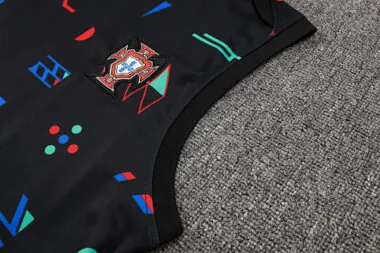 2024 Portugal Black Vest Soccer