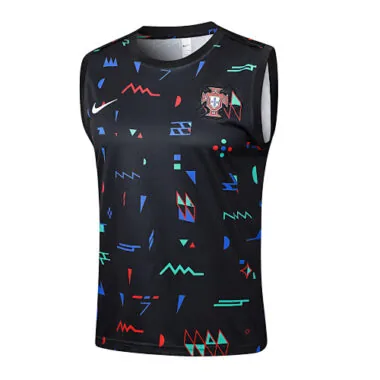 2024 Portugal Black Vest Soccer