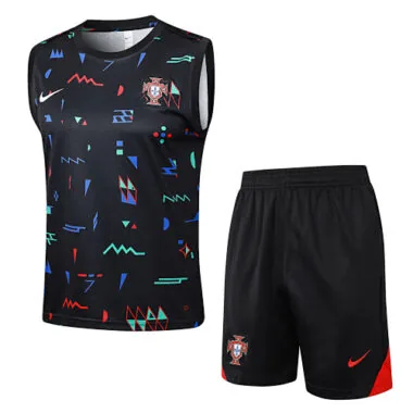 2024 Portugal Black Vest Soccer