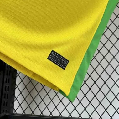 2025 Brazil Home Yellow Kit Soccer