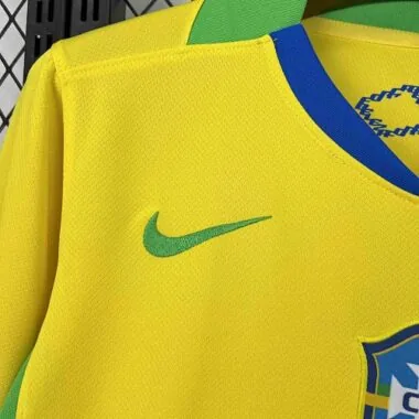 2025 Brazil Home Yellow Kit Soccer
