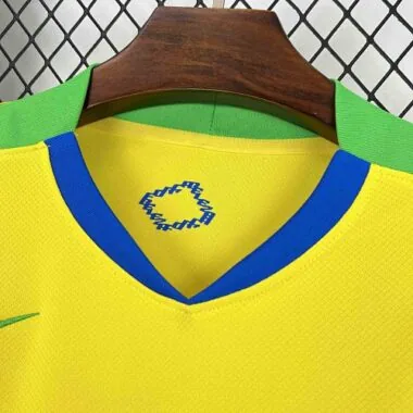 2025 Brazil Home Yellow Kit Soccer