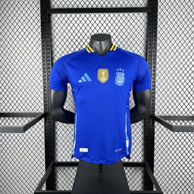 2025 Argentina Away Blue Kit Player Version Soccer