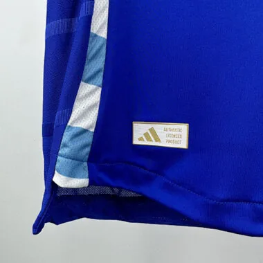 2025 Argentina Away Blue Kit Player Version Soccer