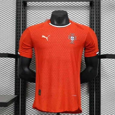 2025 Portugal Home Red Kit Player Version Soccer AAAAJersey