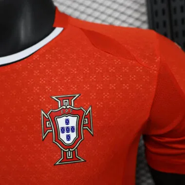 2025 Portugal Home Red Kit Player Version Soccer