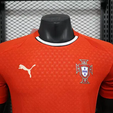 2025 Portugal Home Red Kit Player Version Soccer