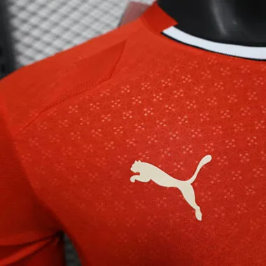 2025 Portugal Home Red Kit Player Version Soccer