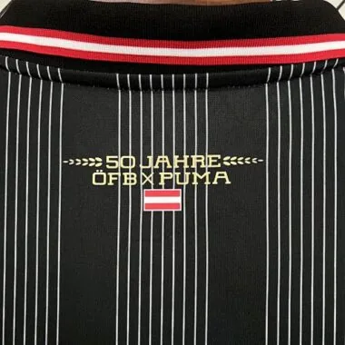 2024 Austria Long Sleeves Black 50th Anniversary Commemoration Soccer
